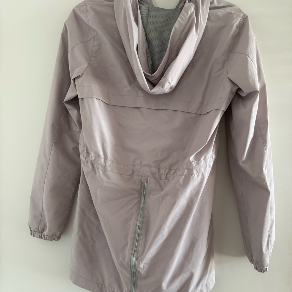 New Balance Light Gray/Lilac Zip-Up Jacket - Picture 4 of 4